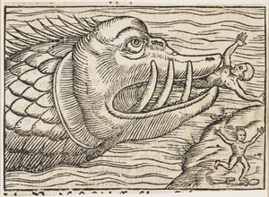 Jonah and the Whale by German School