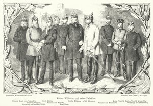 Kaiser Wilhelm I and His Paladins