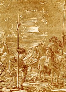 Knight and Servant by German School