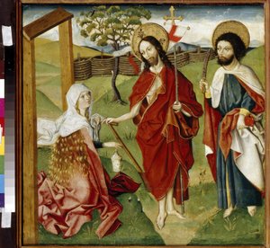 Christ, Mary Magdalene and Saint Bartholomew by German School