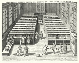 Library of the University of Leiden by German School