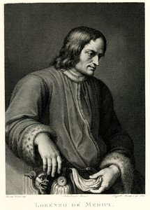Lorenzo de Medici (1884-90) by German School