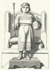 Louis the Child, last Carolingian King of East Francia by German School