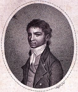 Louis van Beethoven engraved by Scheffner by German School