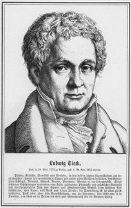 Ludwig Tieck (engraving) by German School