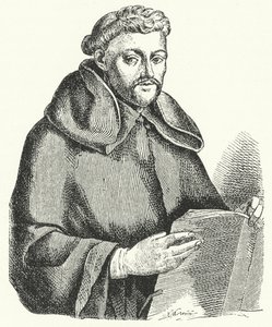 Luis de Leon, Spanish Lyrical Poet (engraving)