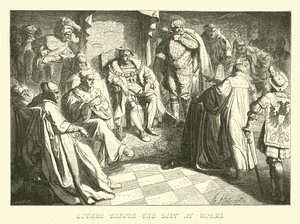 Luther Before the Diet at Worms by German School