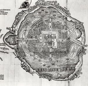 Map of Tenochtitlan from 