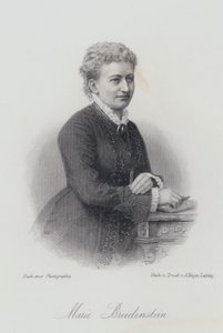 Marie Breidenstein, German pianist, singer and singing teacher by German School