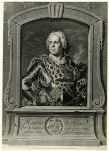 Marshal Moritz von Sachsen by German School