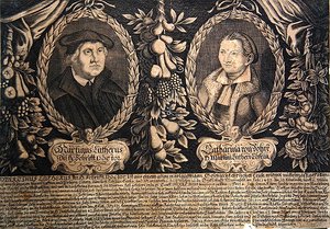 Martin Luther and his wife Katharina von Bora