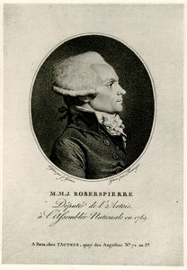 Maximilien Marie Isidore de Robespierre by German School