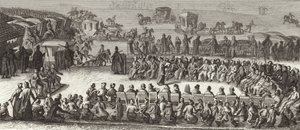 Meeting of the Polish National Assembly. Illustration for Bilder-Atlas by German School