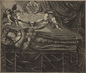 Memorial of Sophie, Daughter of Sophie of Solms-Laubach by German School