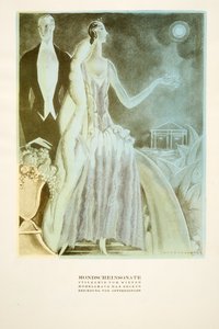 Moonlight Sonata, dress styled by Wiener, from Styl, published 1922