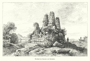 Monument to the Horatii and the Curiatii, warriors of ancient Roman legend by German School