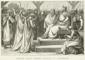 Moorish Emirs Before Charles in Paderborn