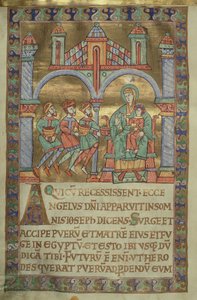 Adoration of the Magi, from The Evangeliarium of Plock Cathedral by German School