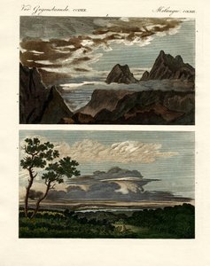 Natural history of the clouds by German School