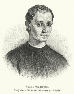 Niccolo Machiavelli, Italian diplomat, politician, philosopher and writer by German School