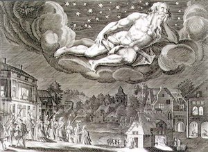 Night (engraving) by German School