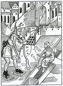 Of contempt, or despising of holy scripture, illustration from Alexander Barclay