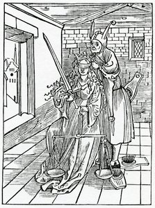 Of Great Strivers in the Law for Things of Nought, illustration from Alexander Barclay