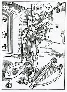 Of Impatient Fools That Will Not Abide Correction, Illustration from Alexander Barclay