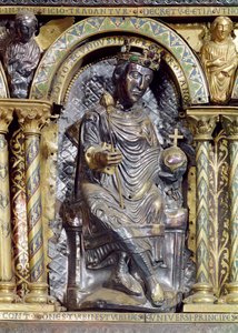 Otto II (955-83), Holy Roman Emperor, (detail) by German School