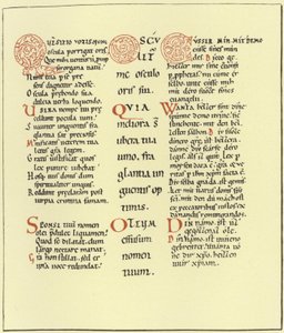 Page from the Song of Songs by German School
