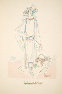 Pariser Platz, Summer outfit by Hammer, from Styl, pub.1922 by German School