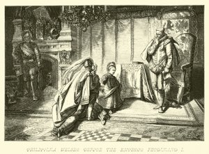 Philippina Welser Before the Emperor Ferdinand I by German School
