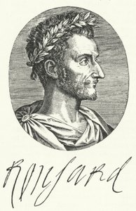 Pierre de Ronsard, French poet by German School