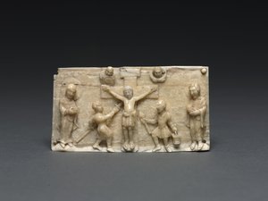 Plaque from a Portable Altar: The Crucifixion