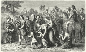 Polybius Carrying the Ashes of Philopoemen in Solemn Procession to Megalopolis by German School