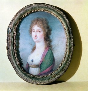 Portrait miniature of Countess Marie Erdody (1779-1837) by German School