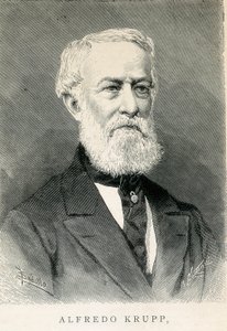Portrait of Alfred KRUPP, German steel industrialist by German School