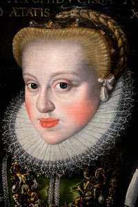 Portrait of Archduchess Anne of Austria (1573-1598), Age 18 by German School