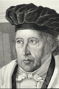 Portrait of Georg Wilhelm Friedrich Hegel (1770-1831) by German School