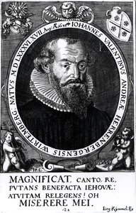 Portrait of Johann Valentine of Herrenberg and Wurtemberg (engraved by Iorg Rijmmel)