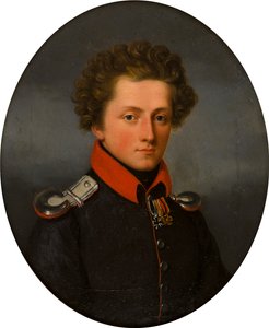 Portrait of a Young Officer by German School
