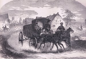 Prussian military post, Cassells History of the War between France and Germany published by Cassell and Company Limited, c.1890 by German School