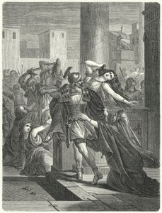 Rape of the Sabine women by German School