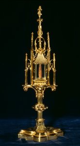 Reliquary Monstrance with Piece of Cross, Augsburg (c.1490)