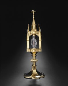 Reliquary with Tooth of Saint John the Baptist, Metalwork: 1375-1400 by German School