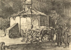 Rest at the Church in Focsani by German School