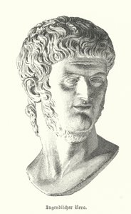 Roman Emperor Nero in his youth by German School