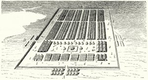 Roman army camp by German School