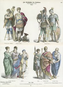 Roman Costumes by German School