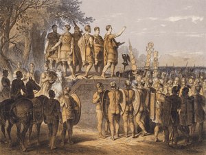 Roman Leader Addressing His Army